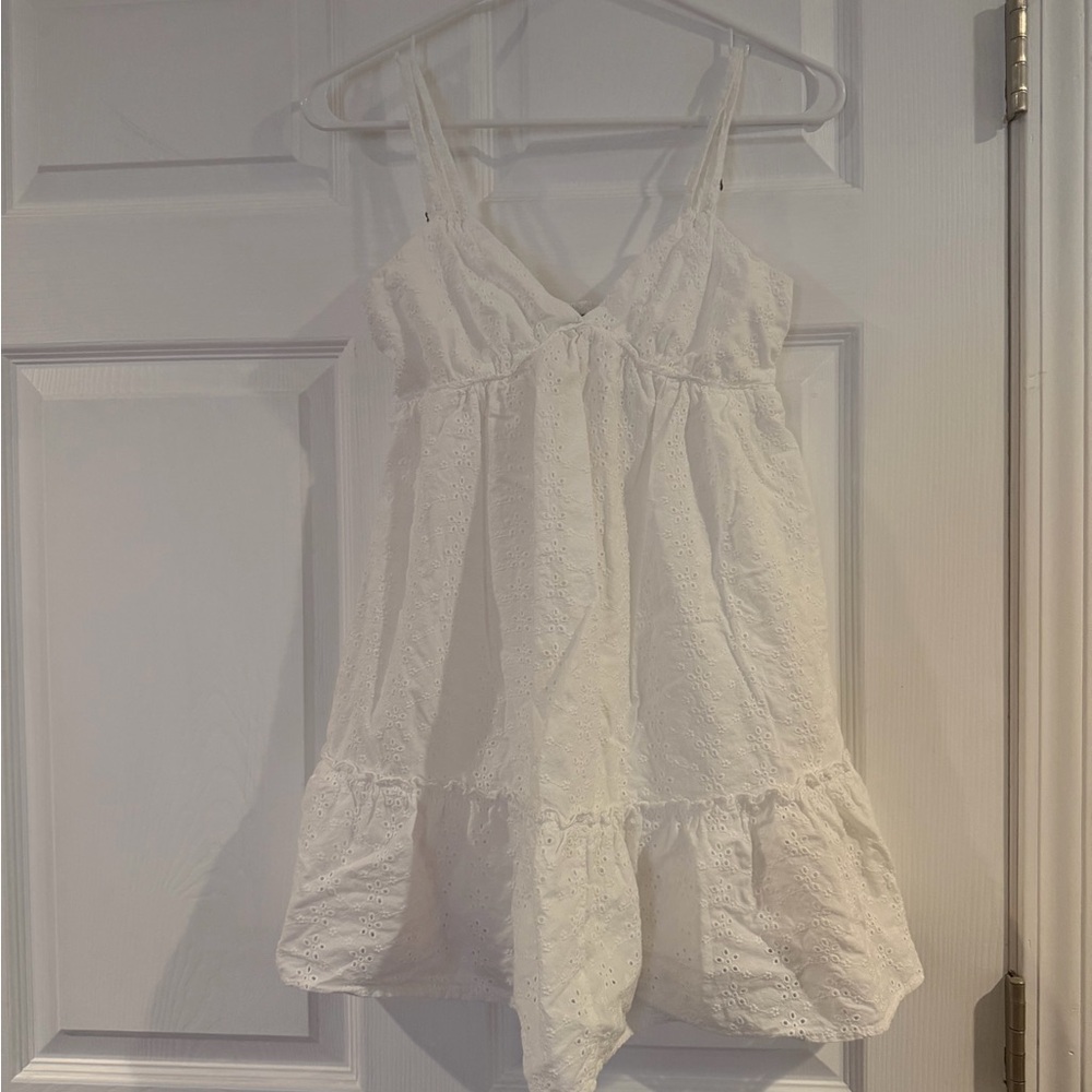 wild fable White Eyelet Spaghetti Strap Chemise